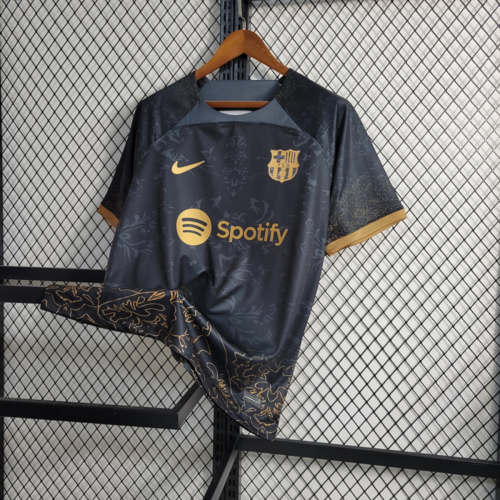 Camisa Barcelona Black Gold 2023/2024 Edição Especial - Ig importz