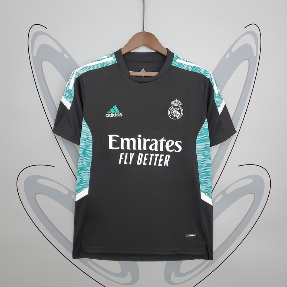 Camisa Real Madrid Treino Black Ig Importz