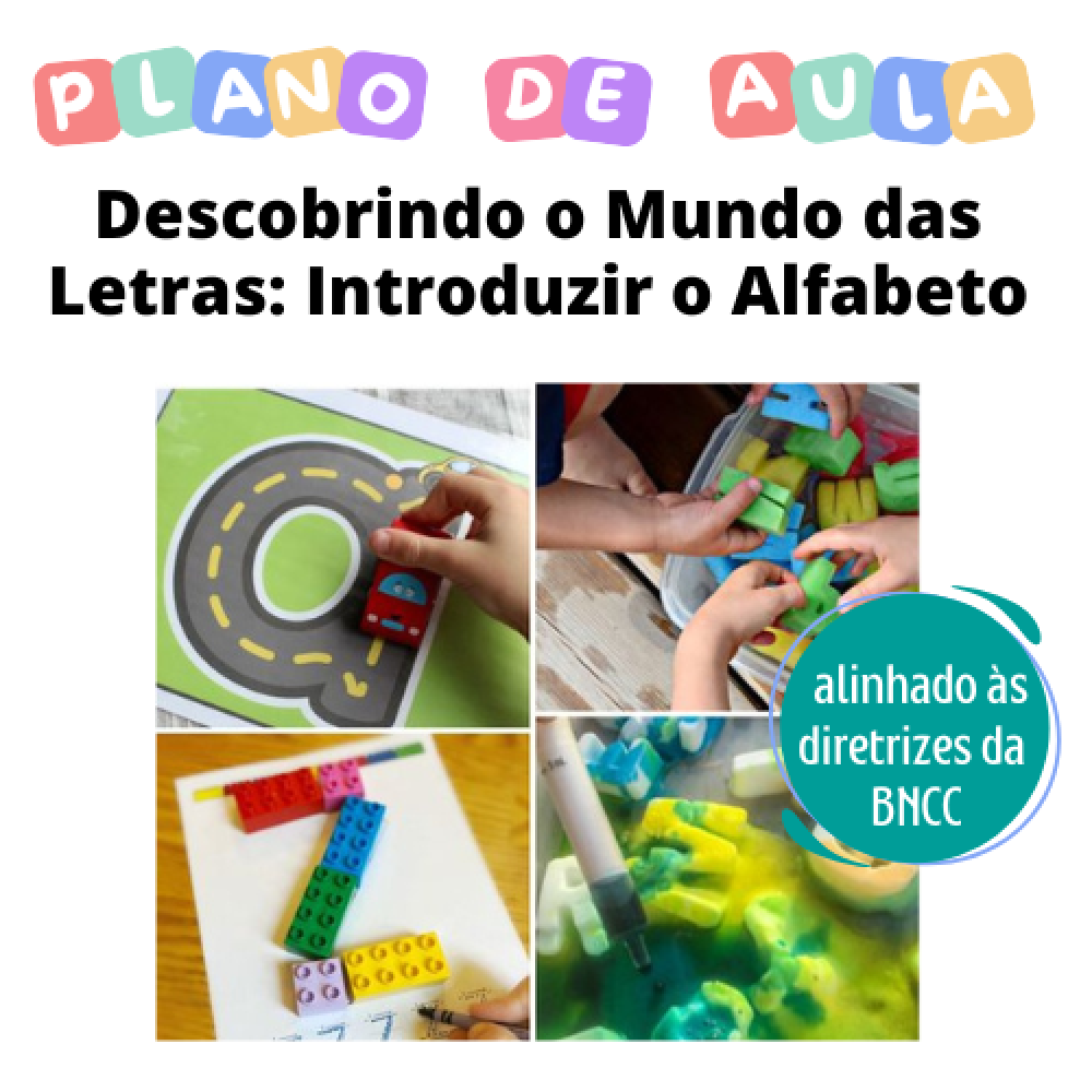 Plano de Aula: Brincando com o Alfabeto - Doce Alfabeto