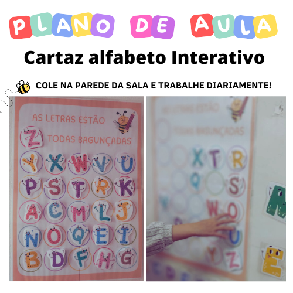 Plano de Aula: O Alfabeto em Ação com o Painel Interativo e Atividades ...