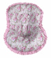 Conjunto de Bolsa Maternidade G e P Almofada Amamentação Triangle Rosa Capa de BB Conforto Elizabet