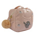 Conjunto de Bolsa Maternidade G e P com Trocador- Coleção Animais Elefantinha Rosê