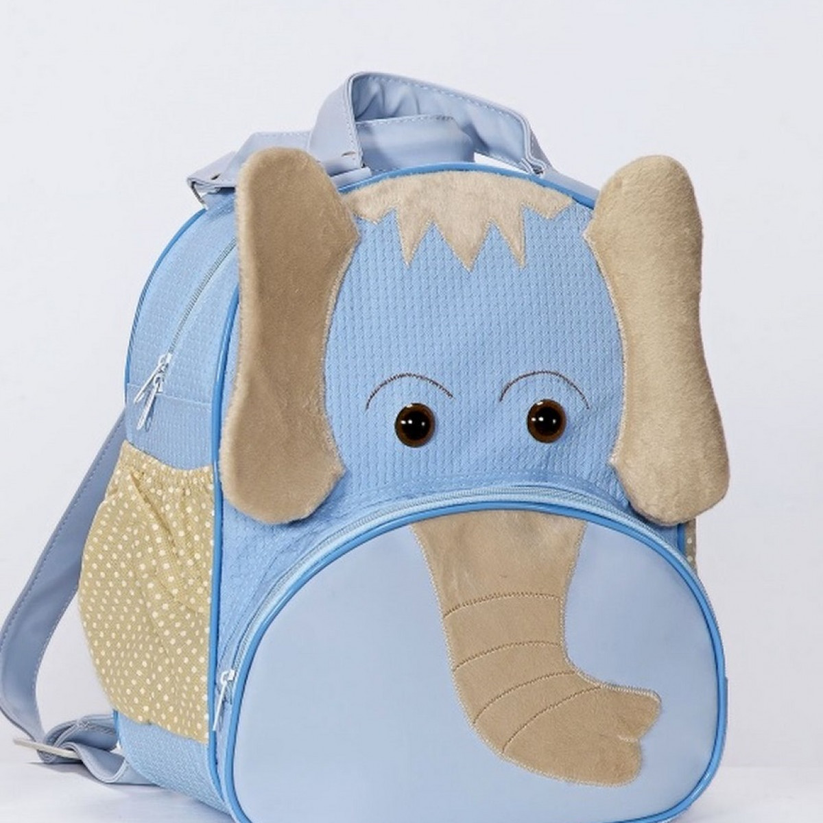Mochila Infantil - Tamanho G - Coleção Elefante Azul