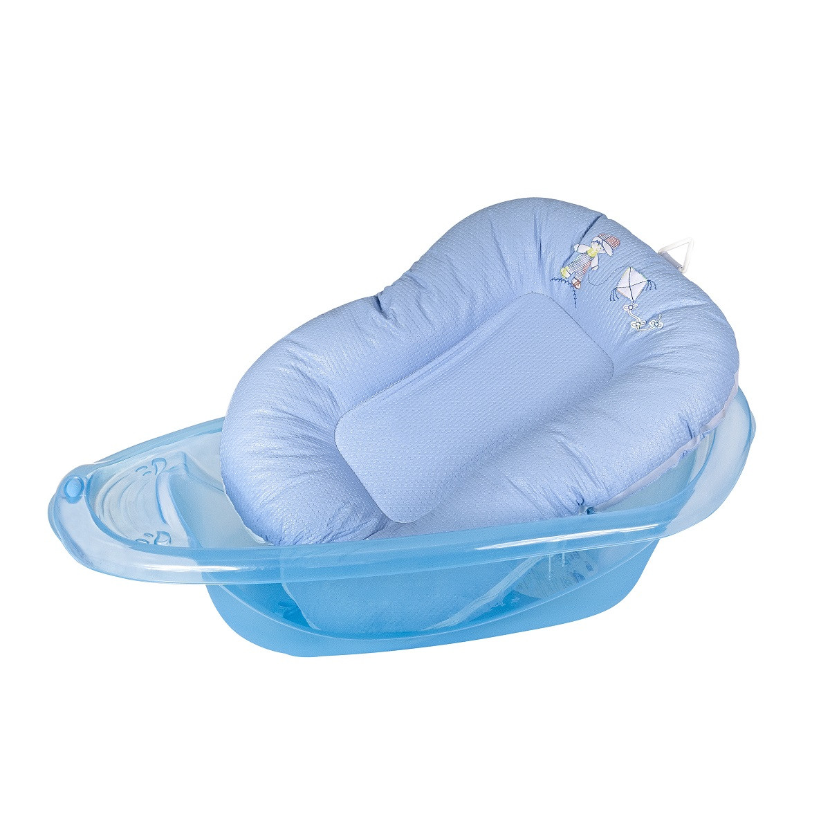 Porta Banho Almofada para Bebê - Azul