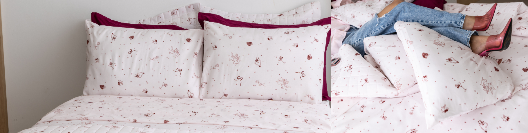 Love - Essencialle 150 Fios com algodão Estampado