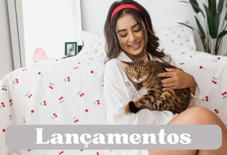 All White - Percalle 100% Algodão 200 Fios Estampado