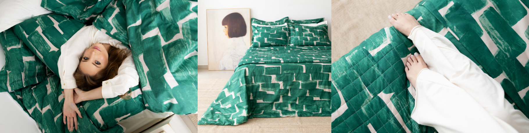 Verde Conceito - Jazz Percal 200 Fios Estampado