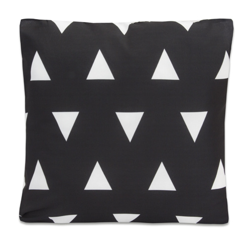 Capa de Almofada Trend - Triangulo Black/White