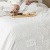 Capa de edredom (Duvet) Casal Percalle Estampado Percal 200 fios 100% Algodão - All white