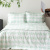 Capa de edredom (Duvet) Casal Percalle Estampado Percal 200 fios 100% Algodão - Scale Menta