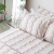 Capa de edredom (Duvet) Casal Percalle Estampado Percal 200 fios 100% Algodão - Wave Rose