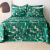 Capa de Edredom (Duvet) Dupla Face 200 Fios King Jazz Estampado Verde Conceito - Marina