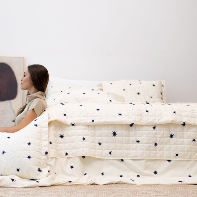 Capa de Edredom (Duvet) Dupla Face 200 Fios Queen Jazz Estampado Constelação - Marina