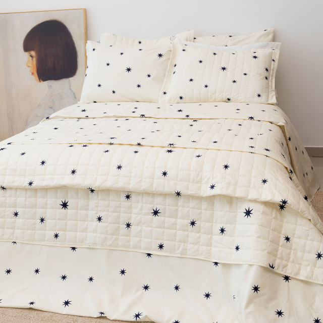 Capa de Edredom (Duvet) Dupla Face 200 Fios Queen Jazz Estampado Constelação - Marina