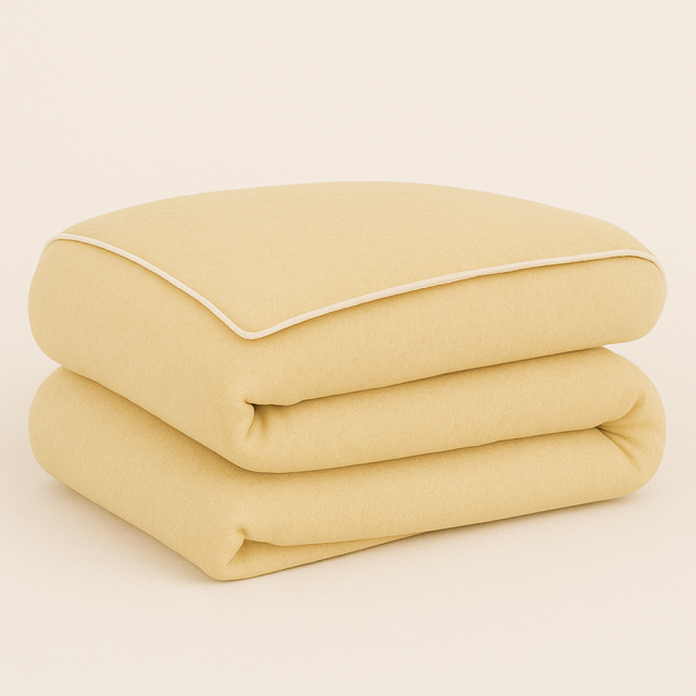 Capa de Edredom (Duvet) Dupla Face com vivo Percal 200 Fios 100% Algodão Liso Casal Colorlife Saara - Marina
