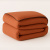 Capa de Edredom (Duvet) Dupla Face com vivo Percal 200 Fios 100% Algodão Liso Casal Colorlife Terracota - Marina