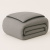 Capa de Edredom (Duvet) Dupla Face com vivo Percal 200 Fios 100% Algodão Liso King Colorlife Cinza - Marina