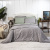 Capa de Edredom (Duvet) Dupla Face com vivo Percal 200 Fios 100% Algodão Liso Queen Colorlife 2,50 x 2,60 Verde - Marina
