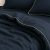 Capa de Edredom (Duvet) Dupla Face com vivo Percal 200 Fios 100% Algodão Liso Queen Colorlife Azul Marinho - Marina