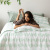 Capa de edredom (Duvet) Queen Percalle Estampado Percal 200 fios 100% Algodão - Scale Menta