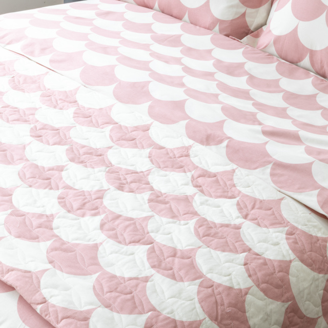 Capa de edredom (Duvet) Queen Percalle Estampado Percal 200 fios 100% Algodão - Scale Rose