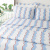 Capa de edredom (Duvet) Queen Percalle Estampado Percal 200 fios 100% Algodão - Wave Blue