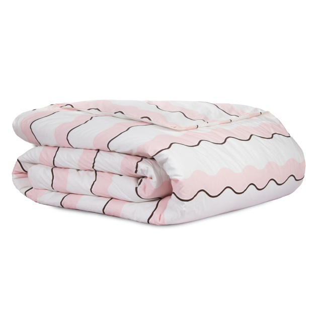 Capa de edredom (Duvet) Queen Percalle Estampado Percal 200 fios 100% Algodão - Wave Rose