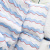 Capa de edredom (Duvet) Solteiro Percalle Estampado Percal 200 fios 100% Algodão - Wave Blue