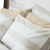 Capa Duvet Percal 200 fios 100% algodão para Edredom King TLJ Estampado - Listra Off White