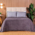 Cobertor Aveludado Com Relevos Manta Soft Touch Flannel Jaquard 2,2 x 2,5m Cinza - Marina