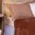 Cobertor Aveludado Com Relevos Manta Soft Touch Flannel Jaquard 2,2 x 2,5m Marrom Mocha mousse- Marina