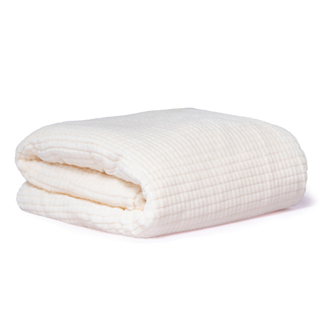 Cobertor Aveludado Com Relevos Manta Soft Touch Flannel Jaquard 2,2 x 2,5m Off White - Marina