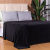 Cobertor Aveludado Com Relevos Manta Soft Touch Flannel Jaquard 2,2 x 2,5m Preto - Marina