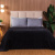 Cobertor Aveludado Com Relevos Manta Soft Touch Flannel Jaquard 2,2 x 2,5m Preto - Marina