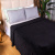Cobertor Aveludado Com Relevos Manta Soft Touch Flannel Jaquard 2,2 x 2,5m Preto - Marina