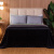 Cobertor Aveludado Com Relevos Manta Soft Touch Flannel Jaquard 2,2 x 2,5m Preto - Marina