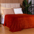 Cobertor Aveludado Com Relevos Manta Soft Touch Flannel Jaquard 2,2 x 2,5m Terracota - Marina