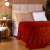 Cobertor Aveludado Com Relevos Manta Soft Touch Flannel Jaquard 2,2 x 2,5m Terracota - Marina