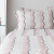 Cobre Leito King 3 peças Percalle Estampado Percal 200 fios 100% Agodão - Wave Rose