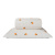 Cobre leito Percal 180 Fios Algodão 2 Peças Solteiro Coleção Classic Tangerina - Marina