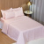 Cobre leito Percal 200 fios 3 Peças Liso Casal Padrão 2,20 x 2,50 Colors Rosê - Marina