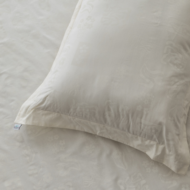 Cobre Leito Queen 3 peças Percalle Estampado Percal 200 fios 100% Agodão - All white