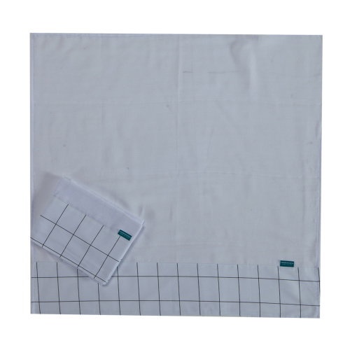 Conjunto 2 Fraldas de Ombro 100% algodão - Grid