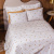 Coordenado 3 Peças Capa Duvet King Percal 150 Fios Algodão (Capa Duvet + Fronha) Coleção Essencialle Abelha - Marina