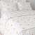 Coordenado 7 peças King Percal 180 Fios Algodão Coleção Classic (Cobre Leito + Jogo de lençol) Tangerina - Marina