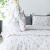 Coordenado 8 Peças Completo Casal Padrão Percal 180 Fios Algodão Coleção Classic Libélula - Marina