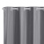 Cortina Blackout PVC corta 100% a luz 2,20 m x 1,30 m Lisa - Cinza