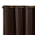 Cortina Blackout PVC corta 100% a luz 2,20 m x 1,30 m Lisa - Tabaco