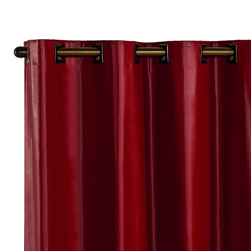 Cortina Blackout PVC corta 100% a Luz 2,80 m x 2,30 m - Vermelha