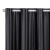 Cortina Blackout PVC corta 100 % a luz 2,80 m x 2,80 m - Preto